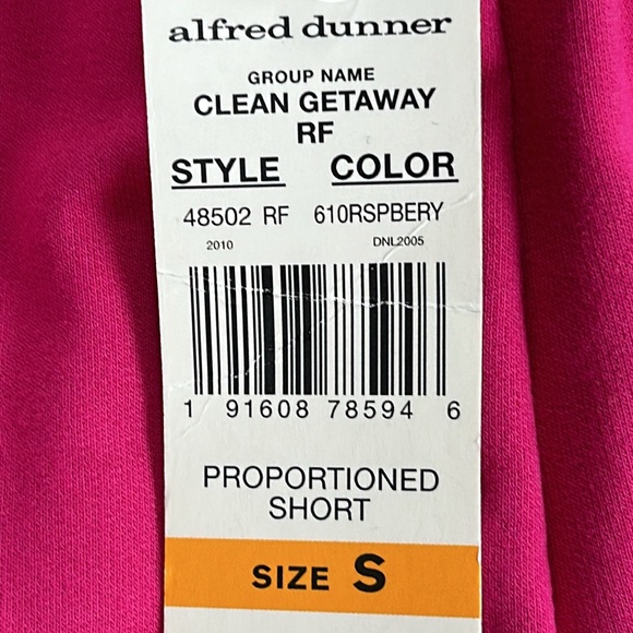 Alfred Dunner Classic Fit pull on pants. New with tags. Pink, size Small. - Picture 8 of 12